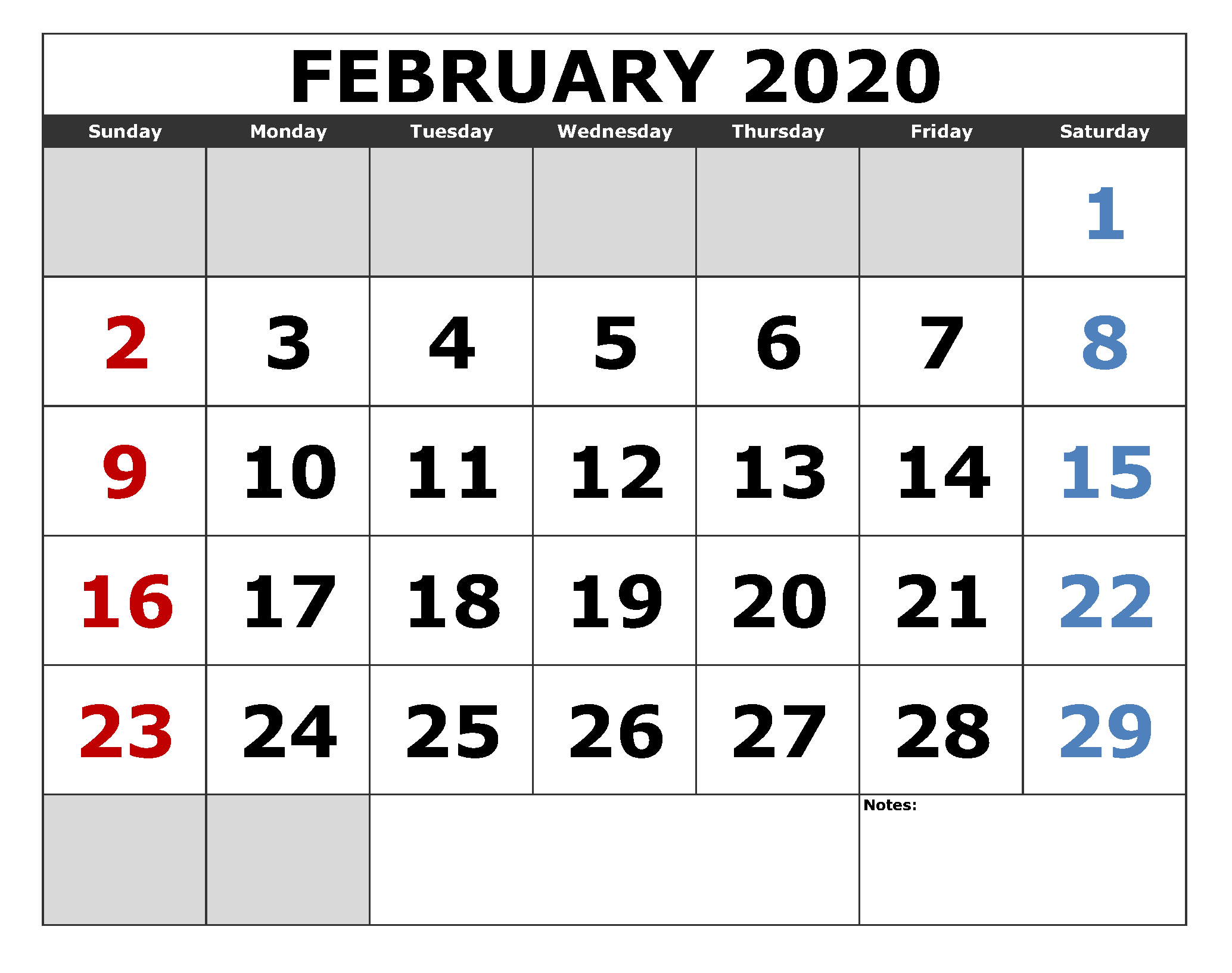 Feb 2020 Calendar Successful Tips For Everyone | Free Printable Calendar