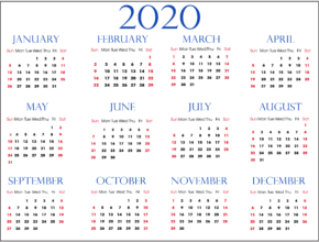 Beautiful Wallpaper Calendar For 2020 | Free Printable Calendar