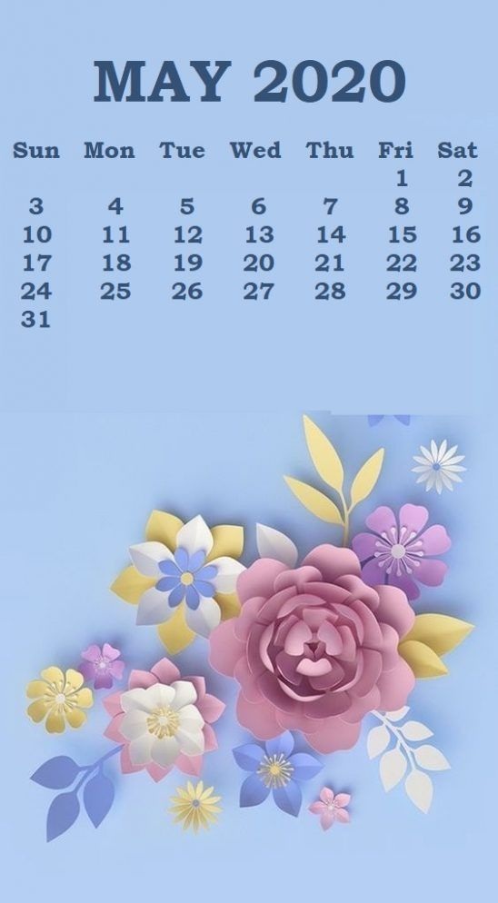 Cute May 2020 Calendar Wallpaper