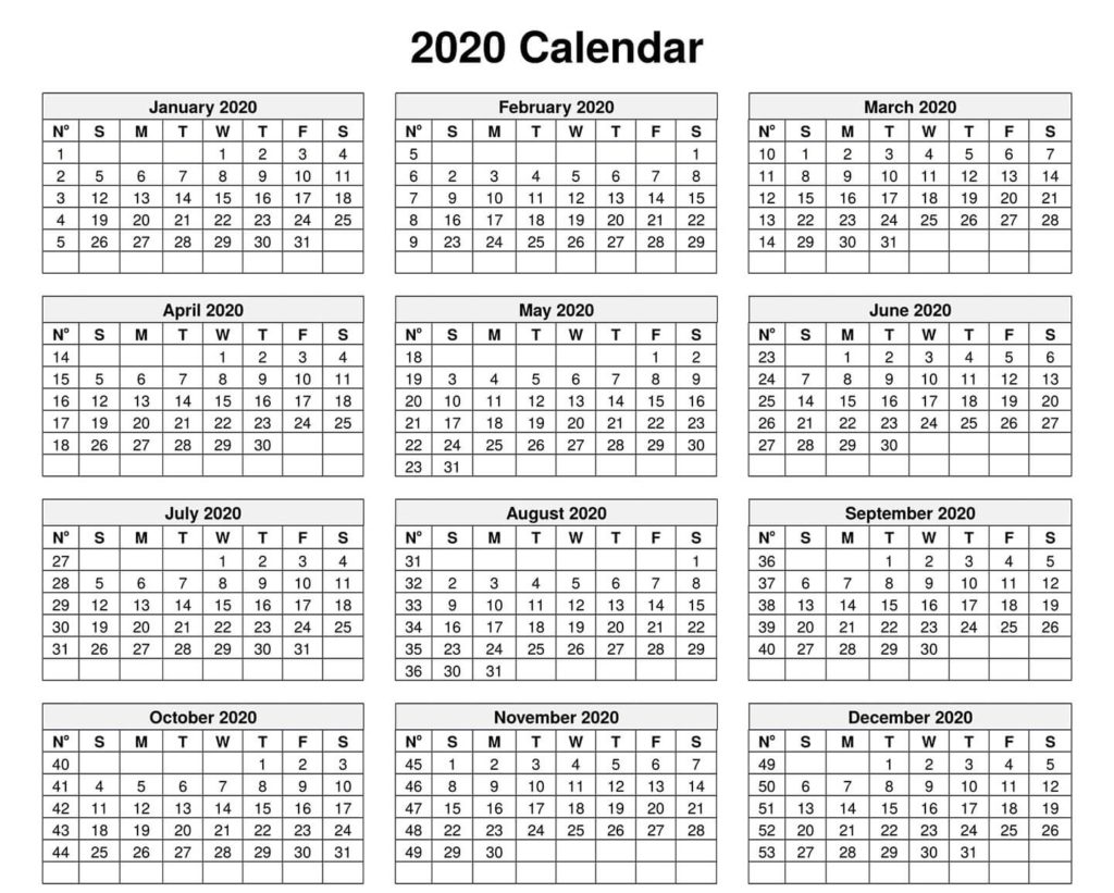 Beautiful Wallpaper Calendar For 2020 | Free Printable Calendar