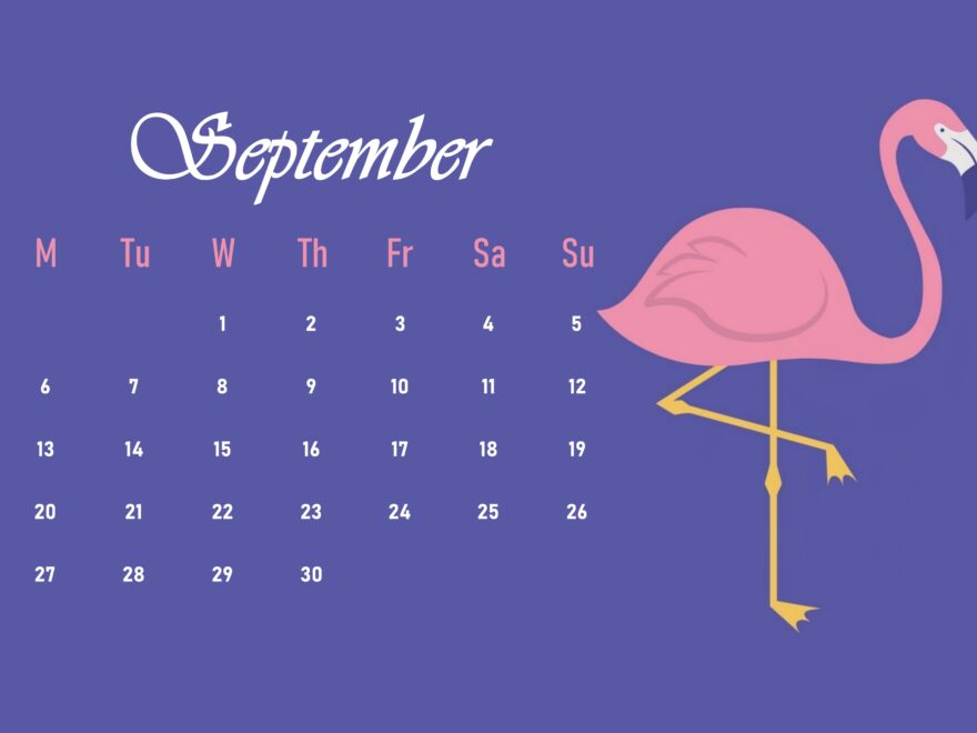 Cute 2021 September Calendar