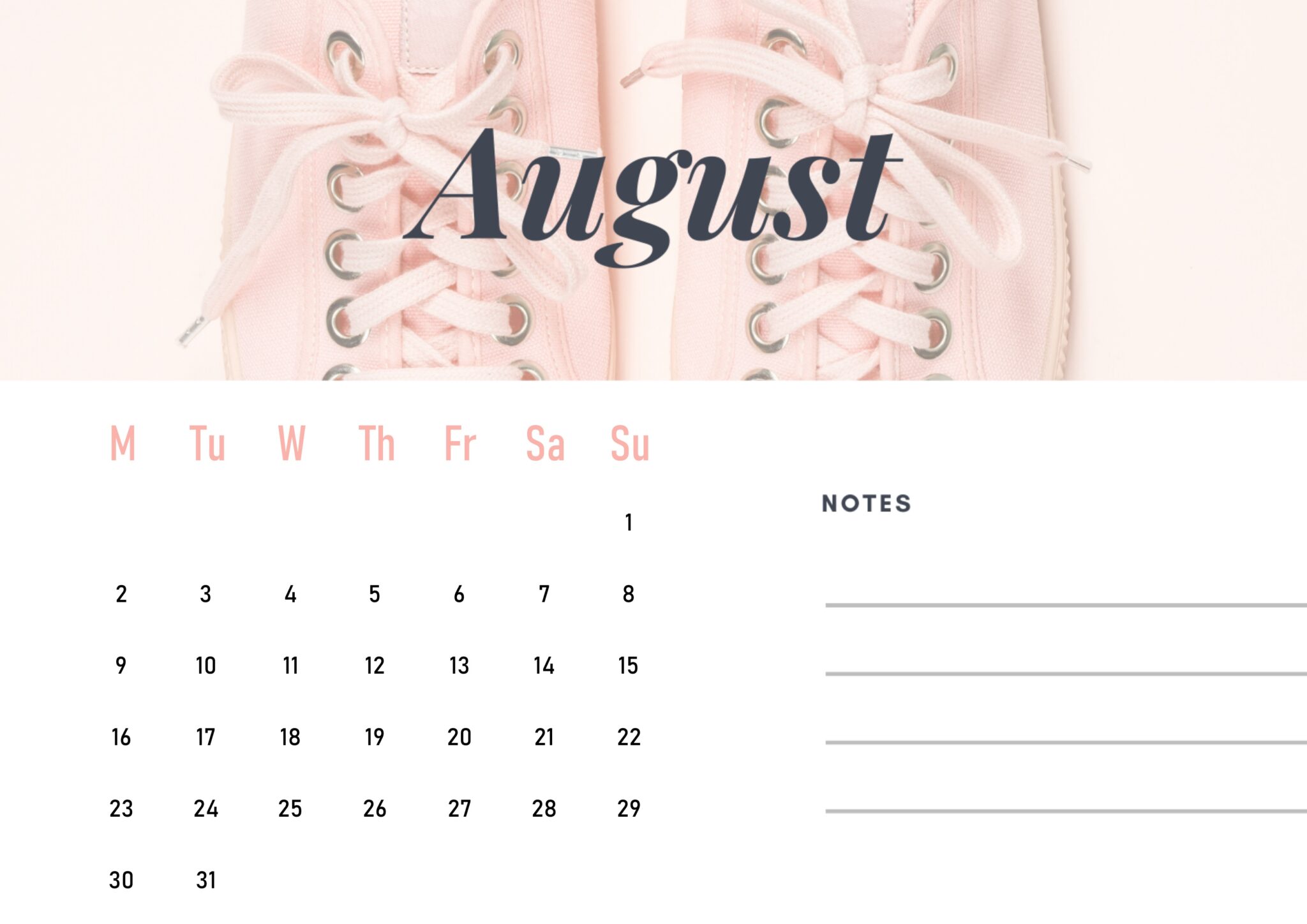 Cute Printable Calendar For August 2021 Free Printable Calendar