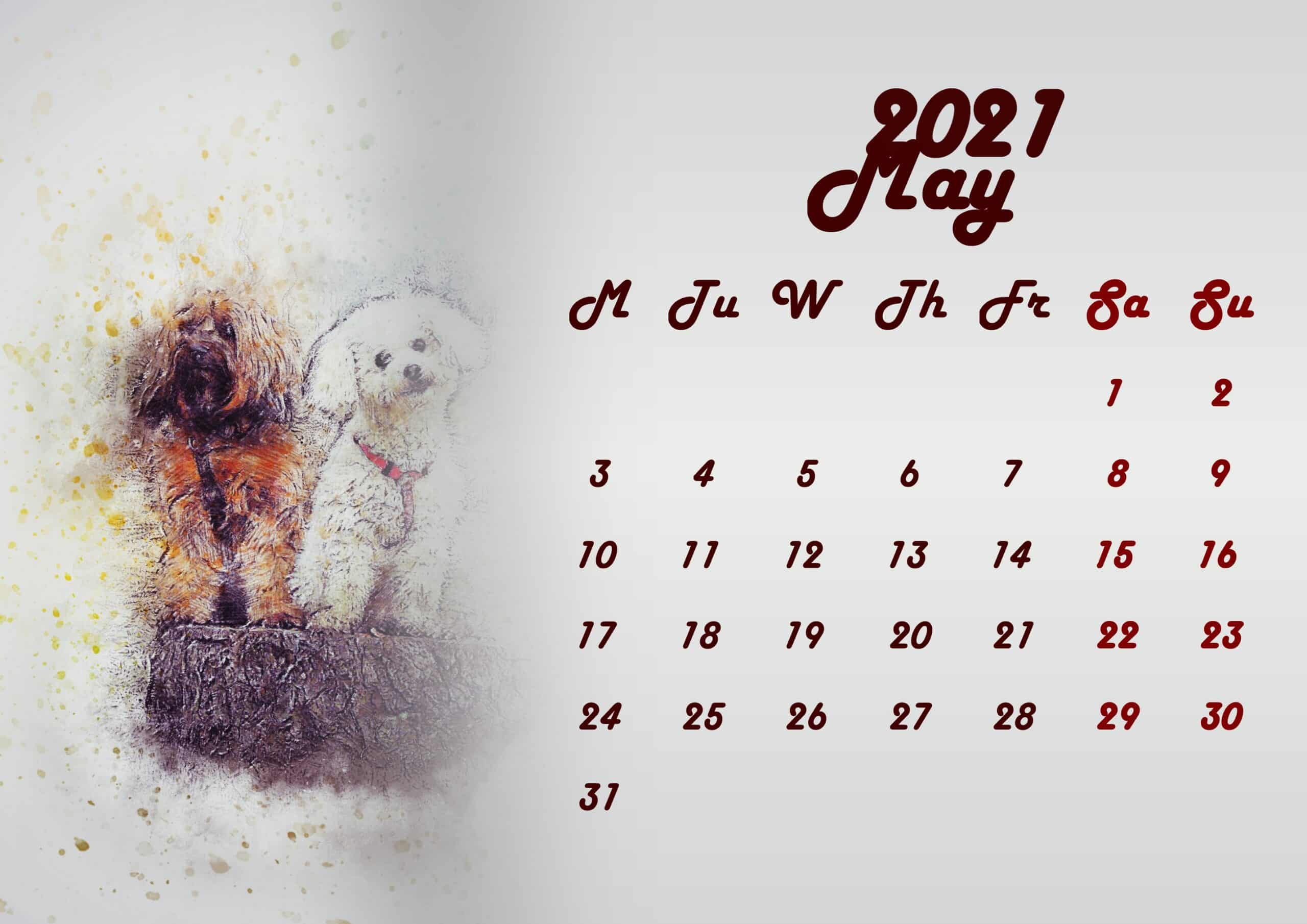 May 2021 Printable Calendar